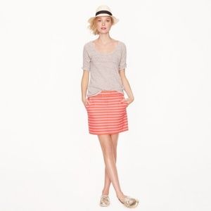 J. Crew Postcard Textured Mini Skirt